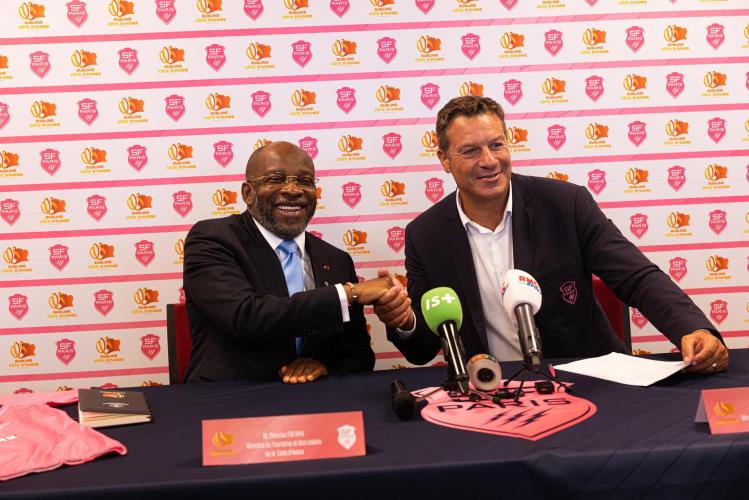 Tourisme : Le Ministre Siandou Fofana fait un pas de géant/ Sublime Côte d’Ivoire devient Partenaire Majeur du Stade Français Paris